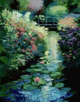 Lillies and a Bridge