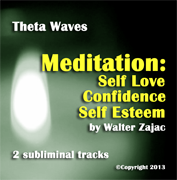 Meditation: Self Love, Theta Waves, 2 subliminal tracks