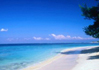 rich blue tropical ocean view