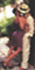 couple kissing in tropics