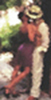 couple kissing in tropics