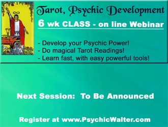 Tarot, Psychic Development Class - Webinar